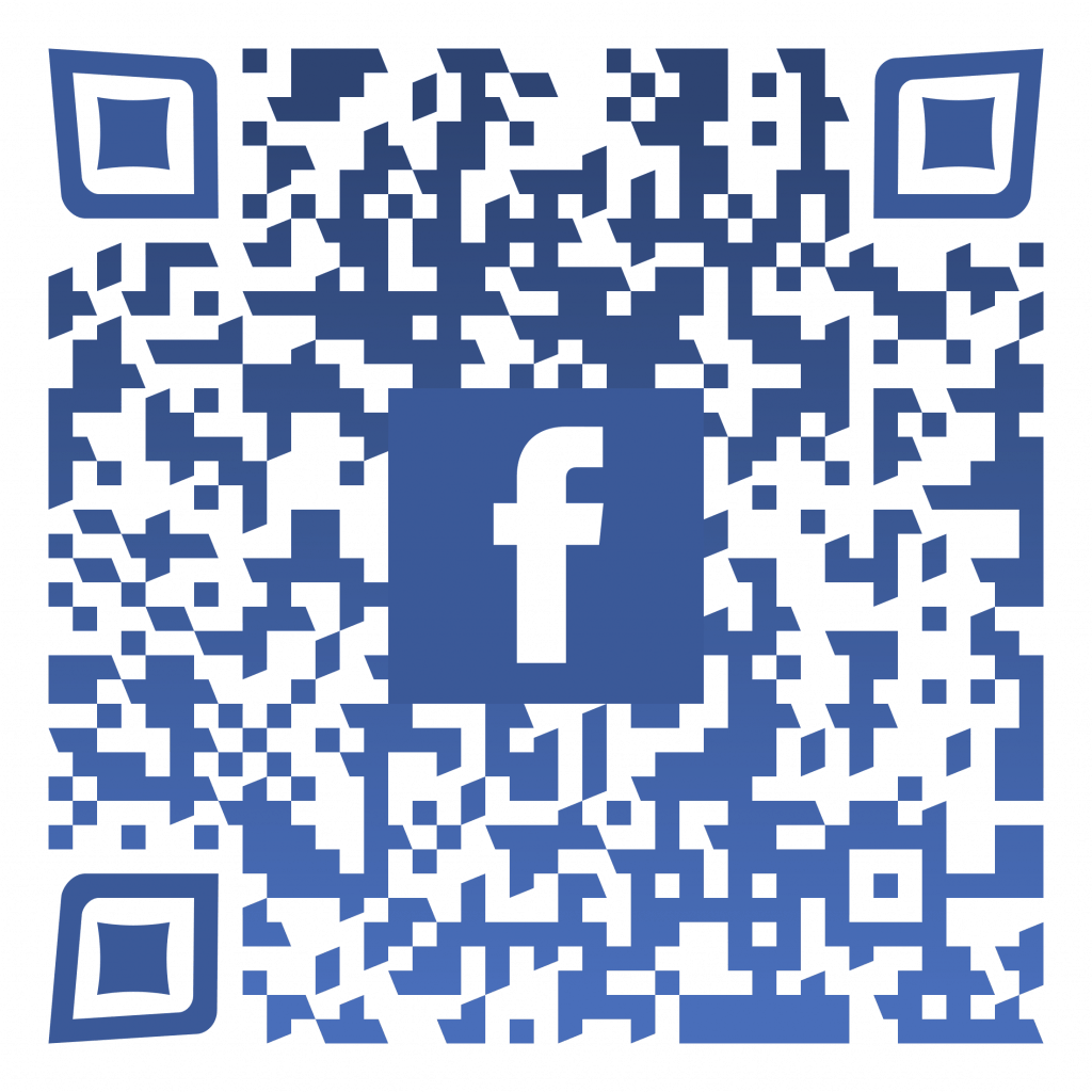 an example of real life branded QR code with a logo